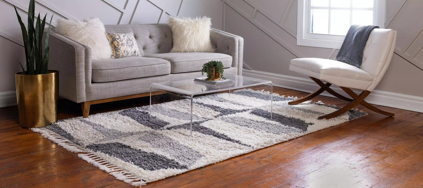 Area Rug – Modern, Shaggy Area
