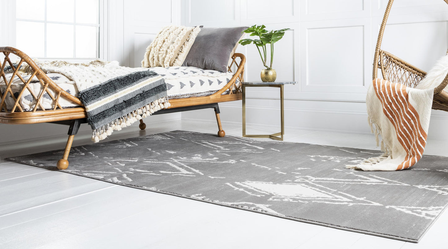 Area Rug – Faded Diamond Pattern Area