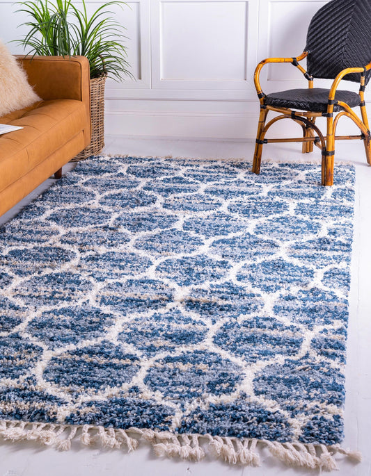 area rug modern shaggy pattern living room