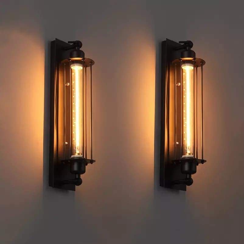 Industrial Vintage Bar Wall Sconce, Iron Loft Lamp for Bedroom Bar