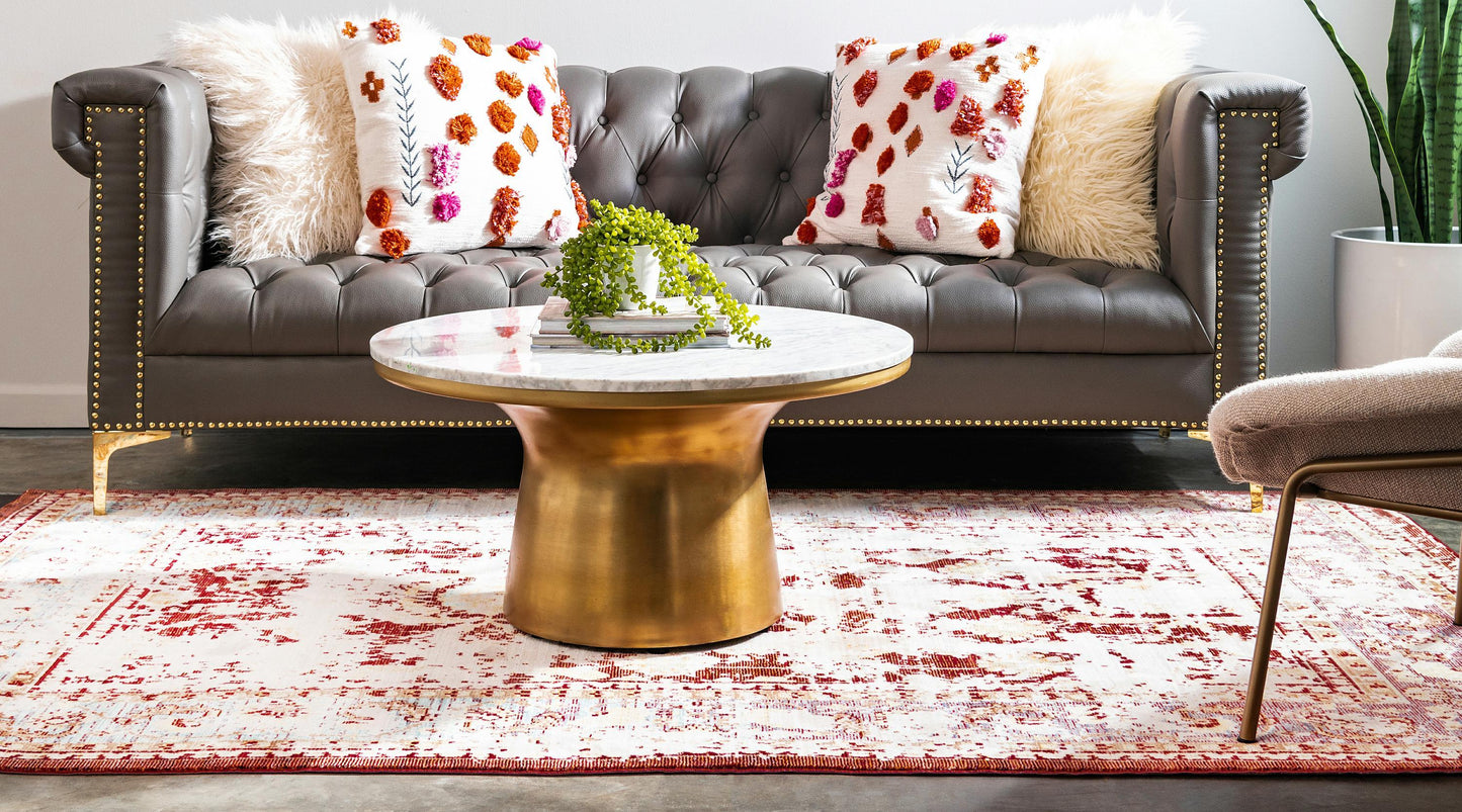 Area Rug Vintage Faded Style Living Room Decor