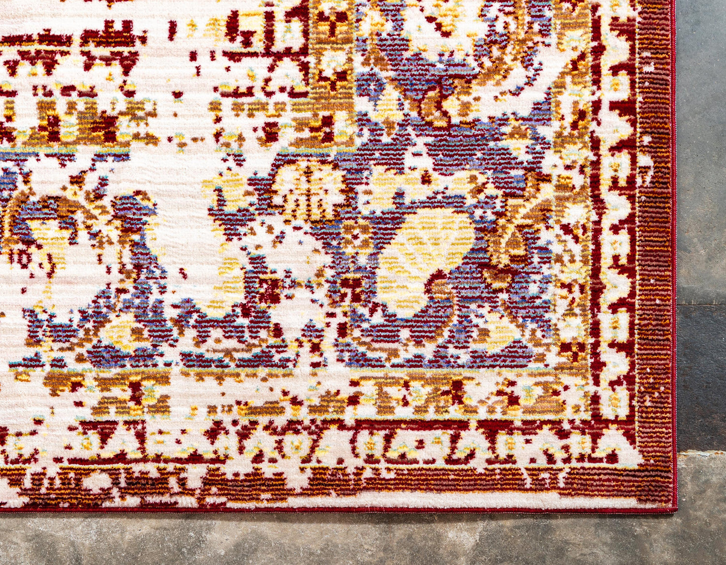 Area Rug Vintage Faded Style Living Room Decor