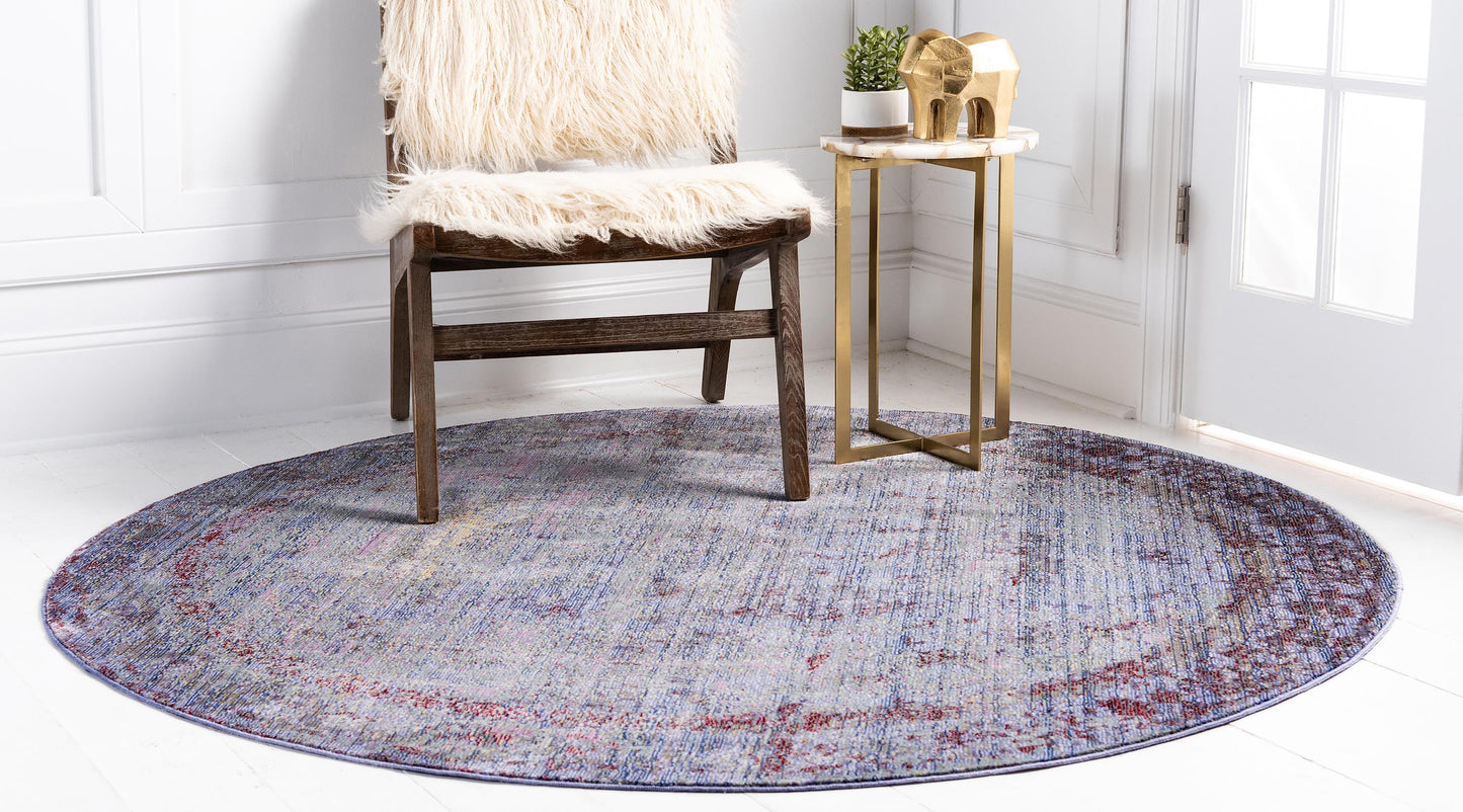 Area Rug – Modern, Violet Gradient Blend
