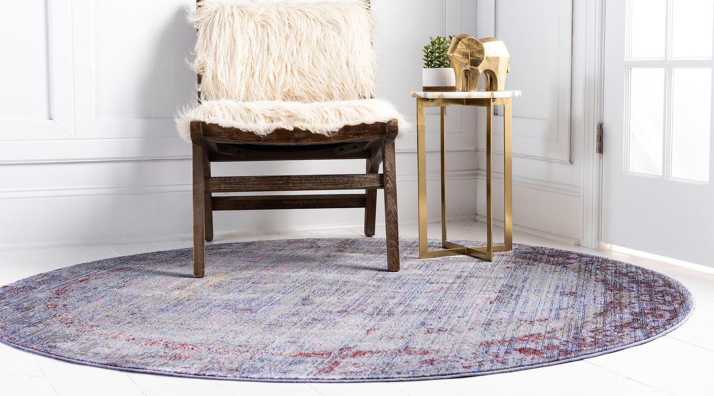 Area Rug – Modern, Violet Gradient Blend