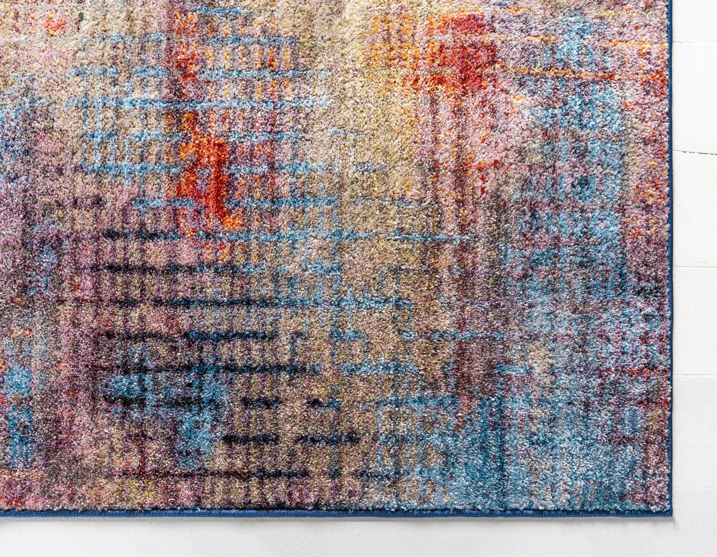 Area Rug – Modern, Faded Grid Soft