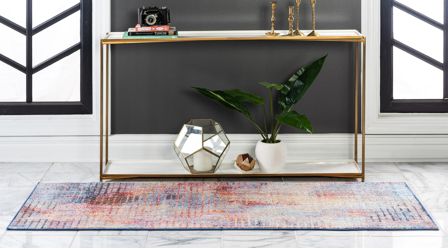 Area Rug – Modern, Faded Grid Soft