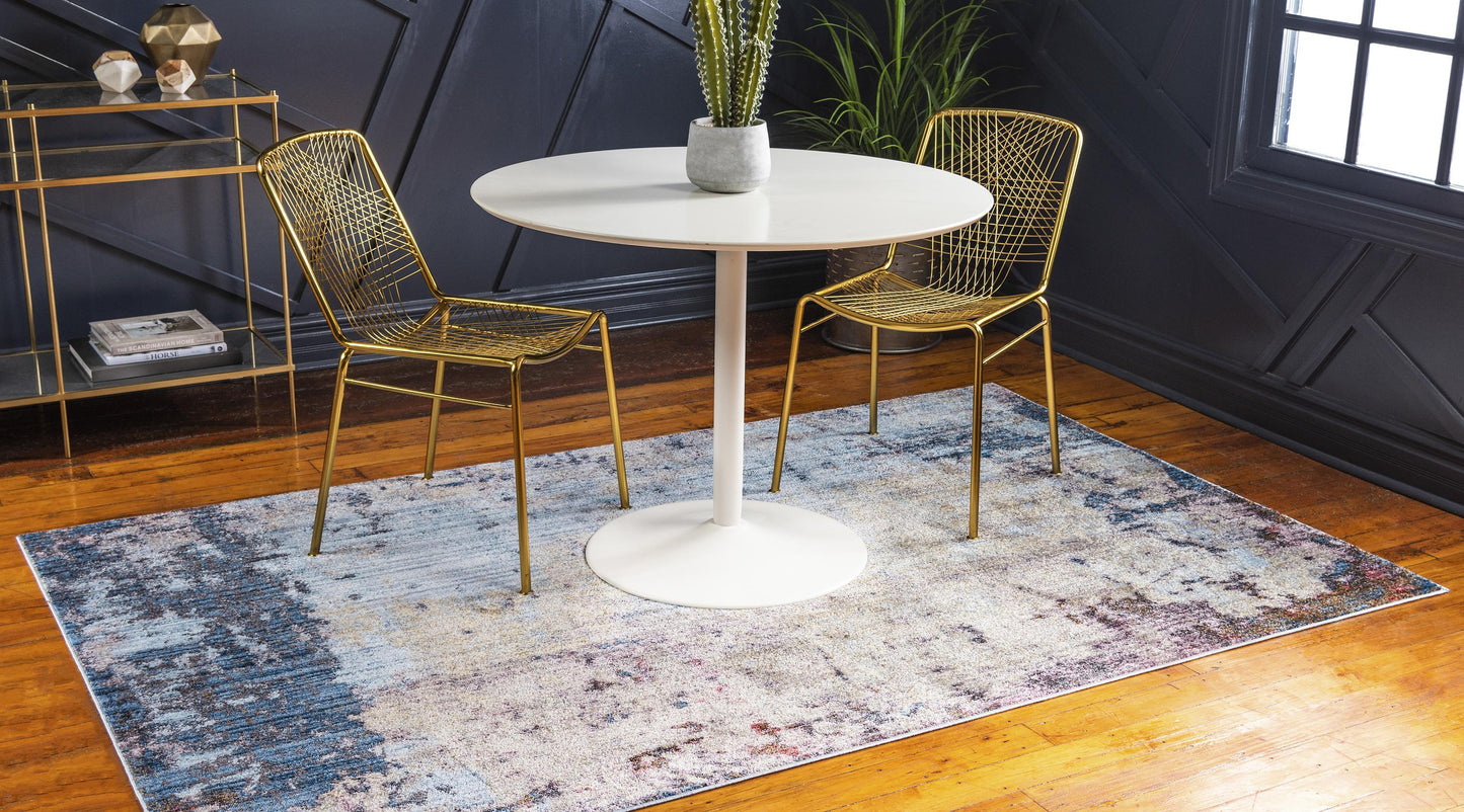 Area Rug – Modern, Blue Gray Area