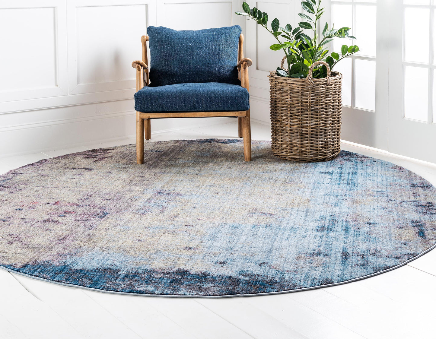 Area Rug – Modern, Blue Gray Area