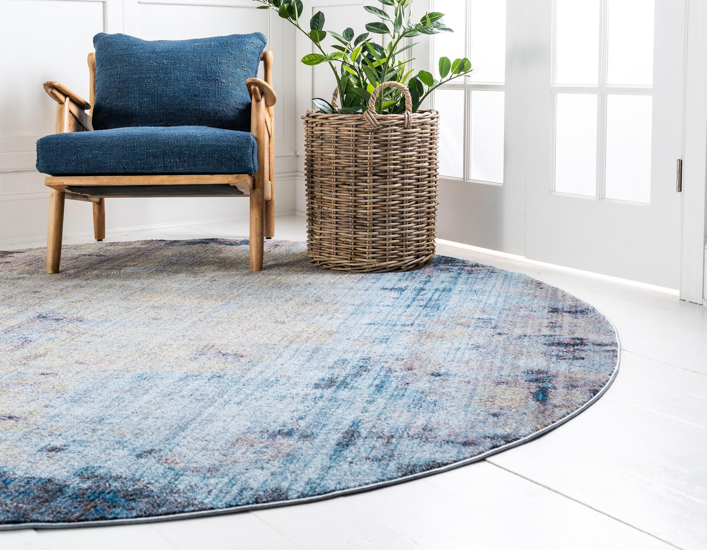 Area Rug – Modern, Blue Gray Area