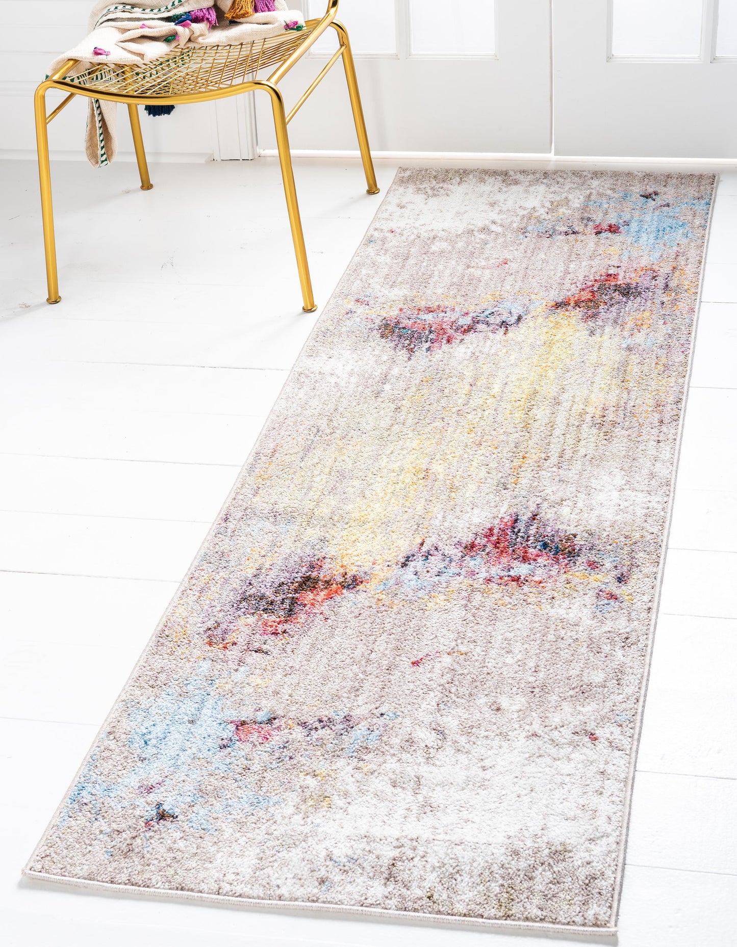 Area Rug – Modern, Gray Color Splash