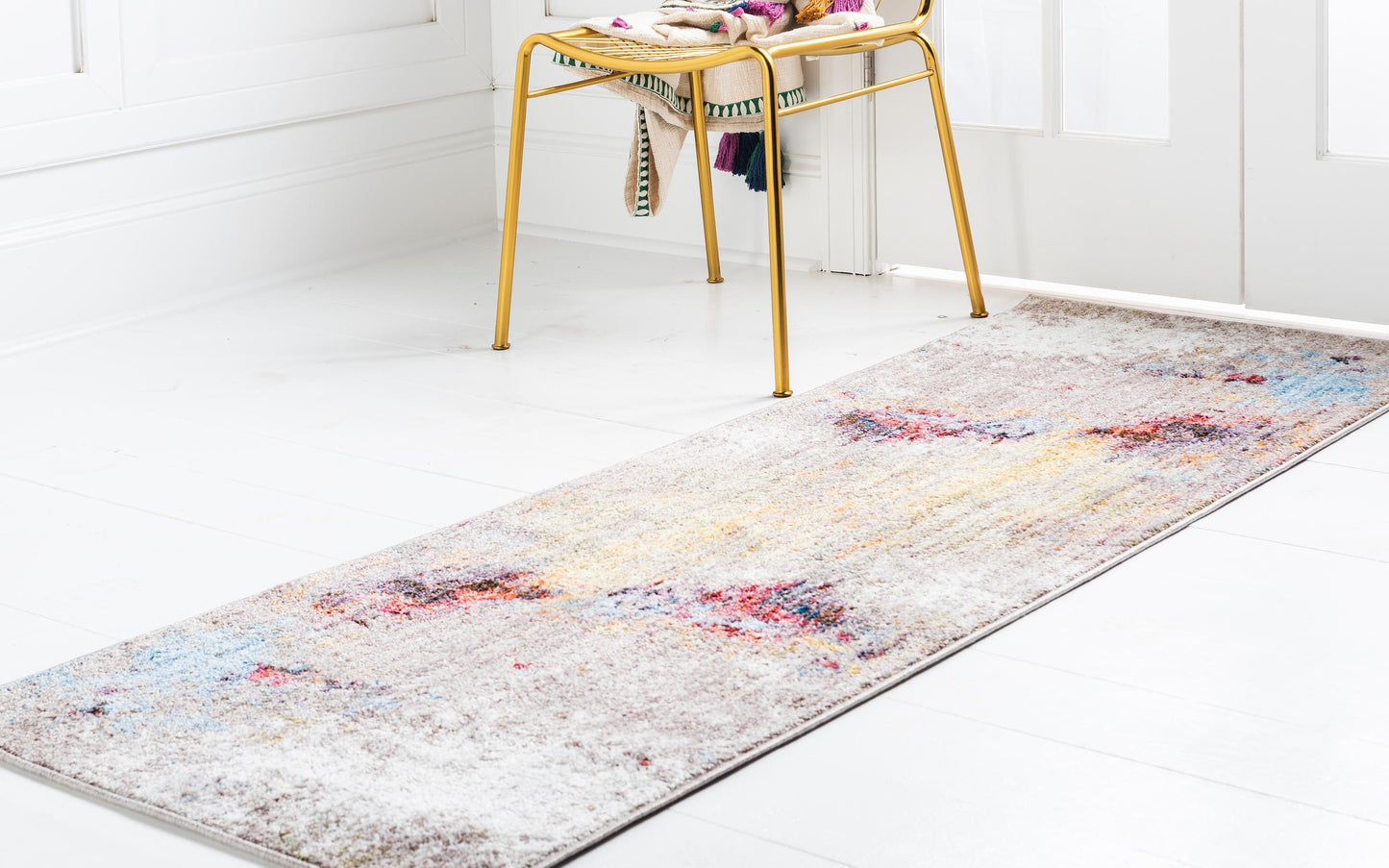 Area Rug – Modern, Gray Color Splash