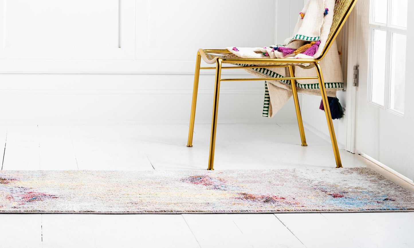 Area Rug – Modern, Gray Color Splash