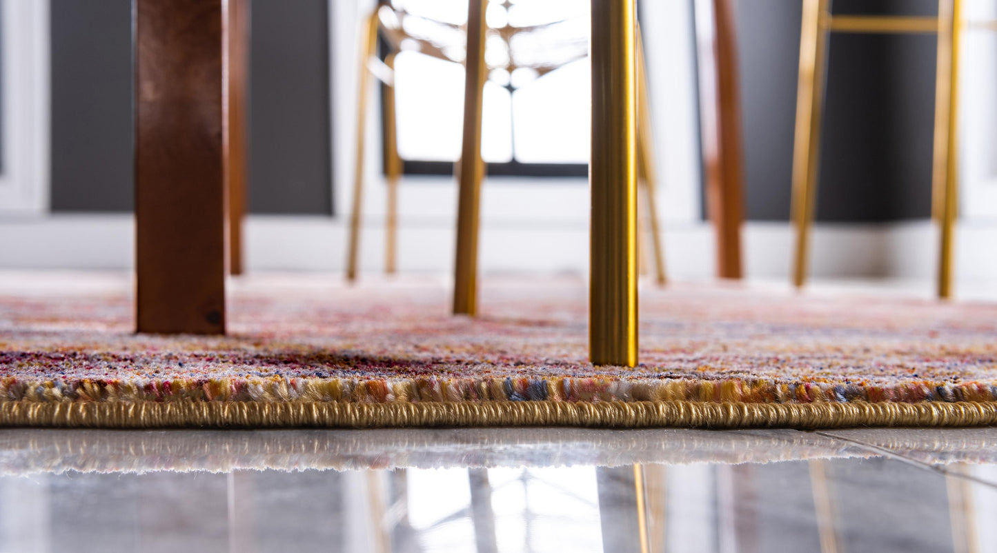 Modern Area Rug Living Room Abstract Washable
