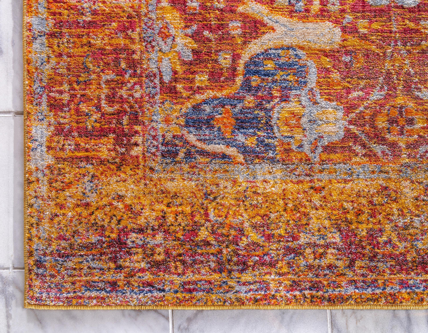 Modern Area Rug Living Room Abstract Washable