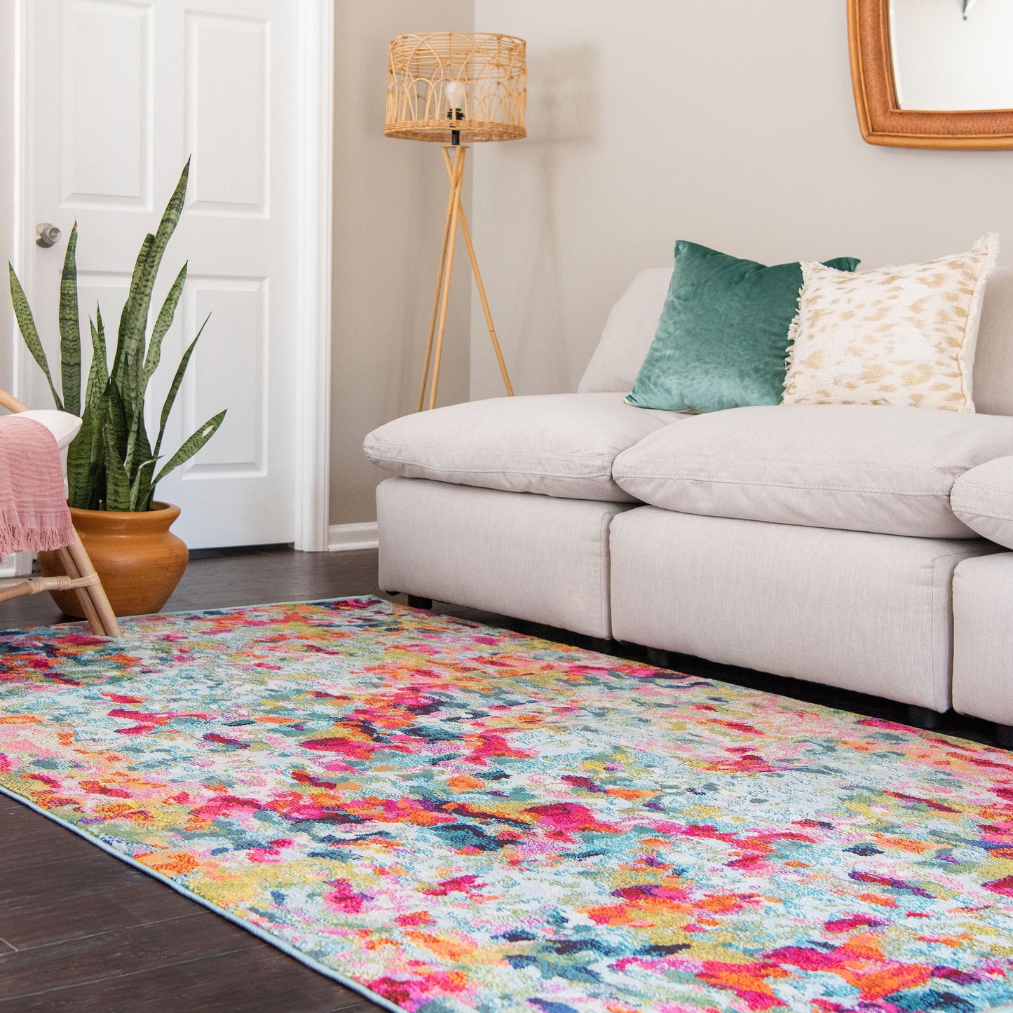 Area Rug – Art Deco, Multi-Color