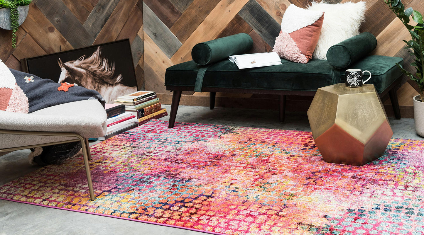 Area Rug – Modern, Circle Pattern