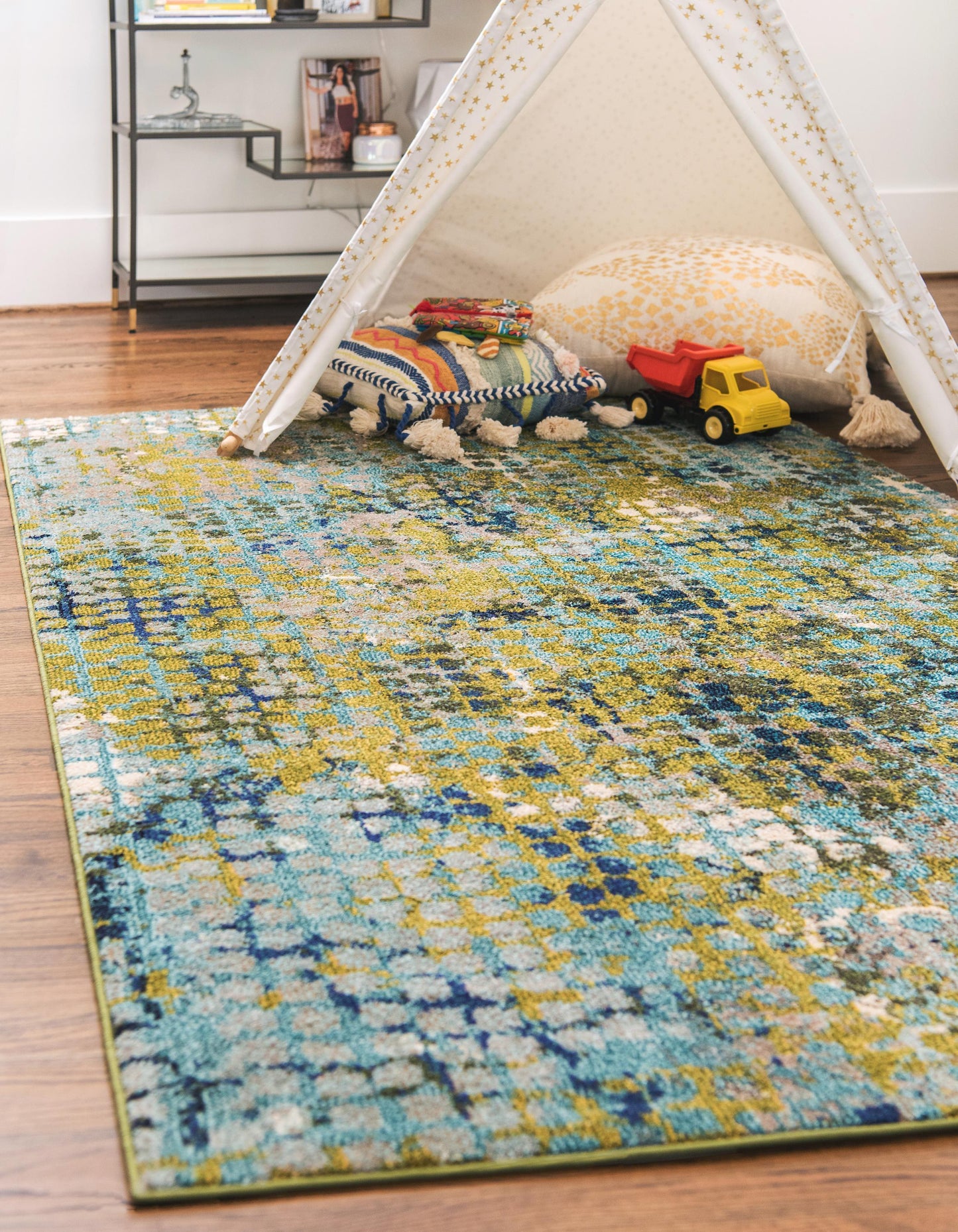Area Rug – Modern, Circle Pattern
