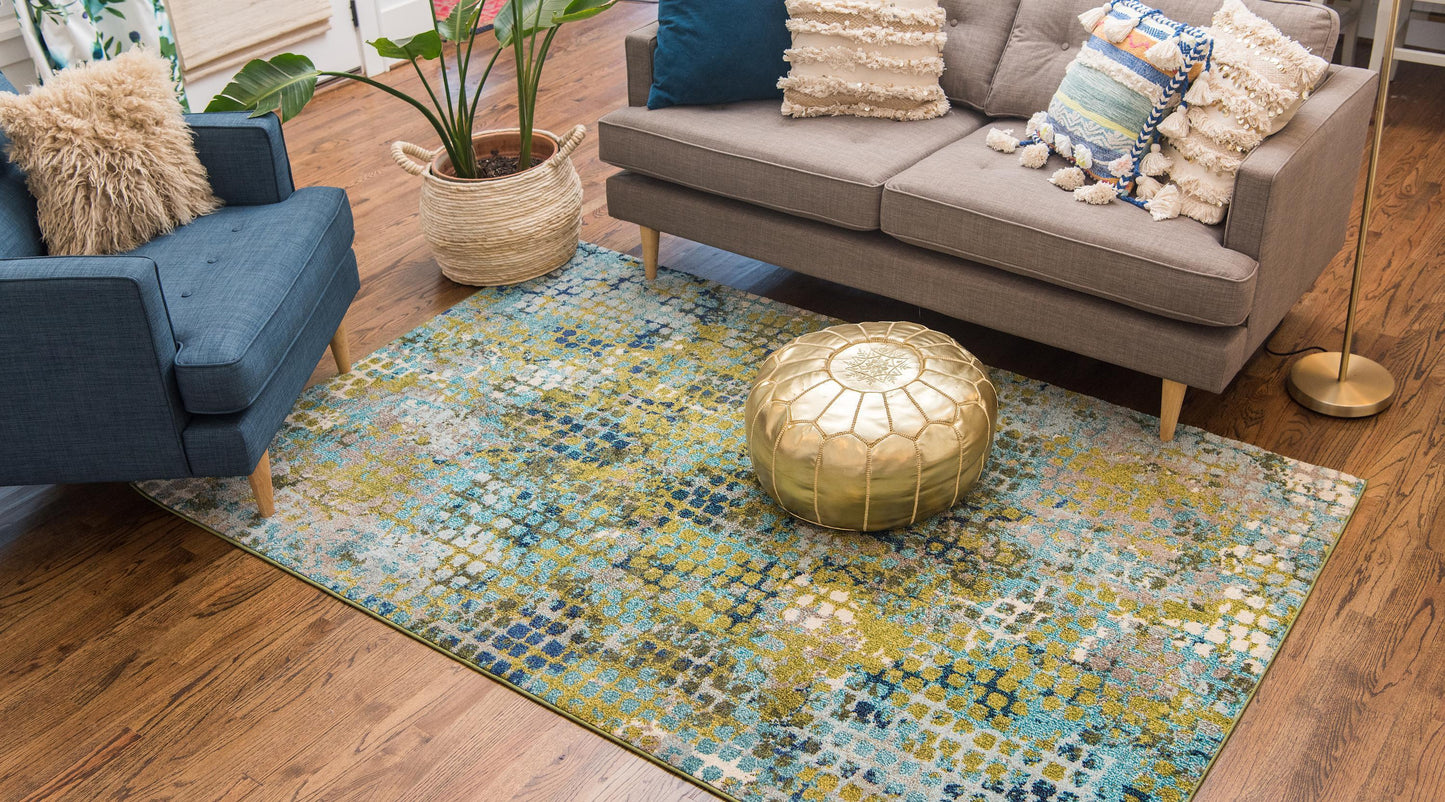 Area Rug – Modern, Circle Pattern