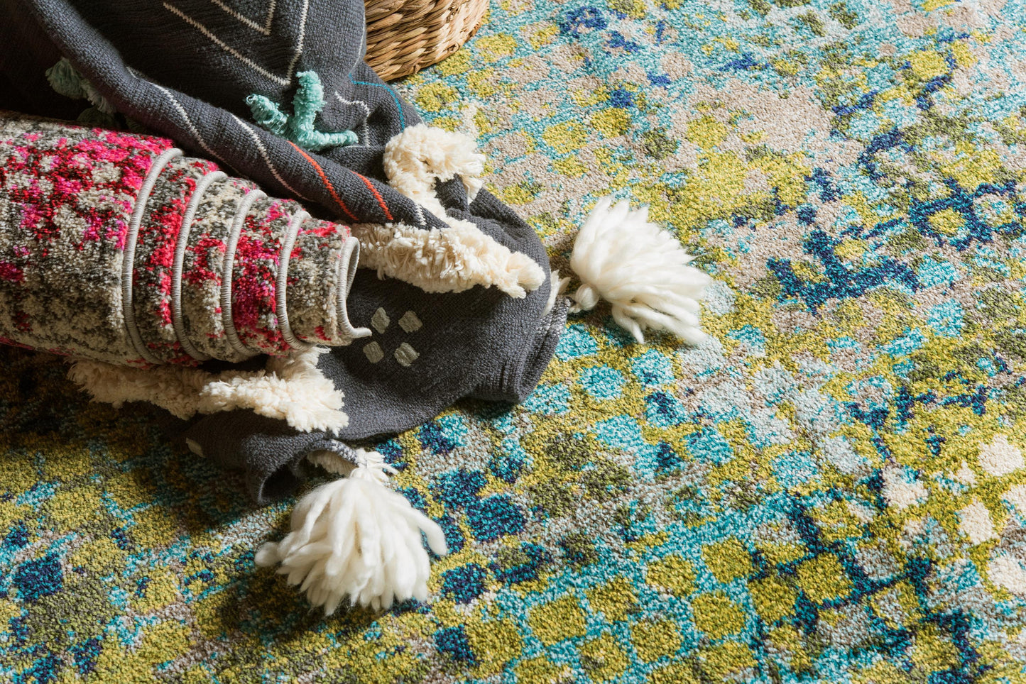 Area Rug – Modern, Circle Pattern