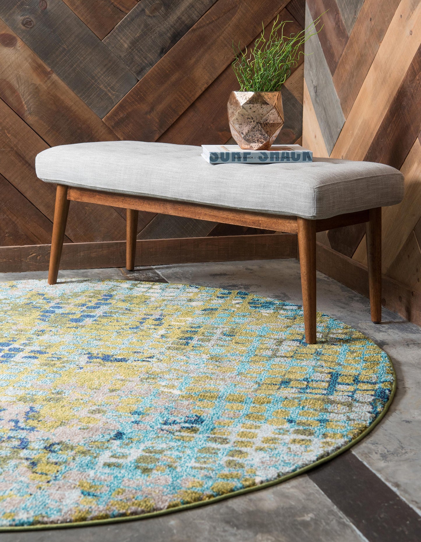 Area Rug – Modern, Circle Pattern