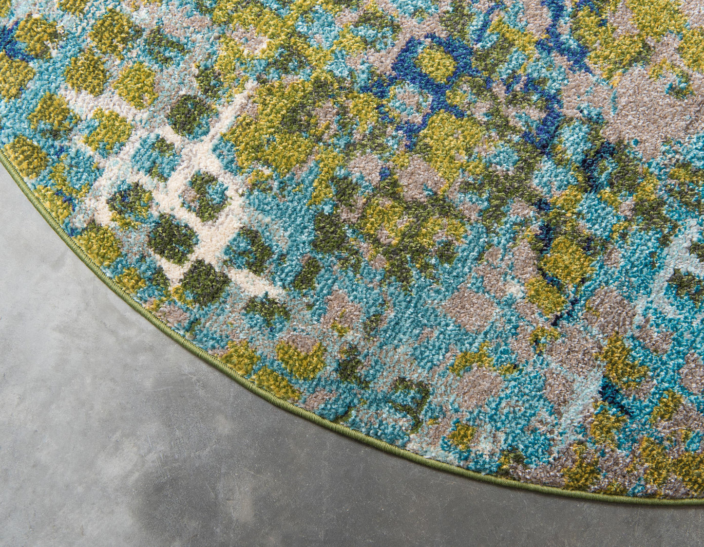 Area Rug – Modern, Circle Pattern