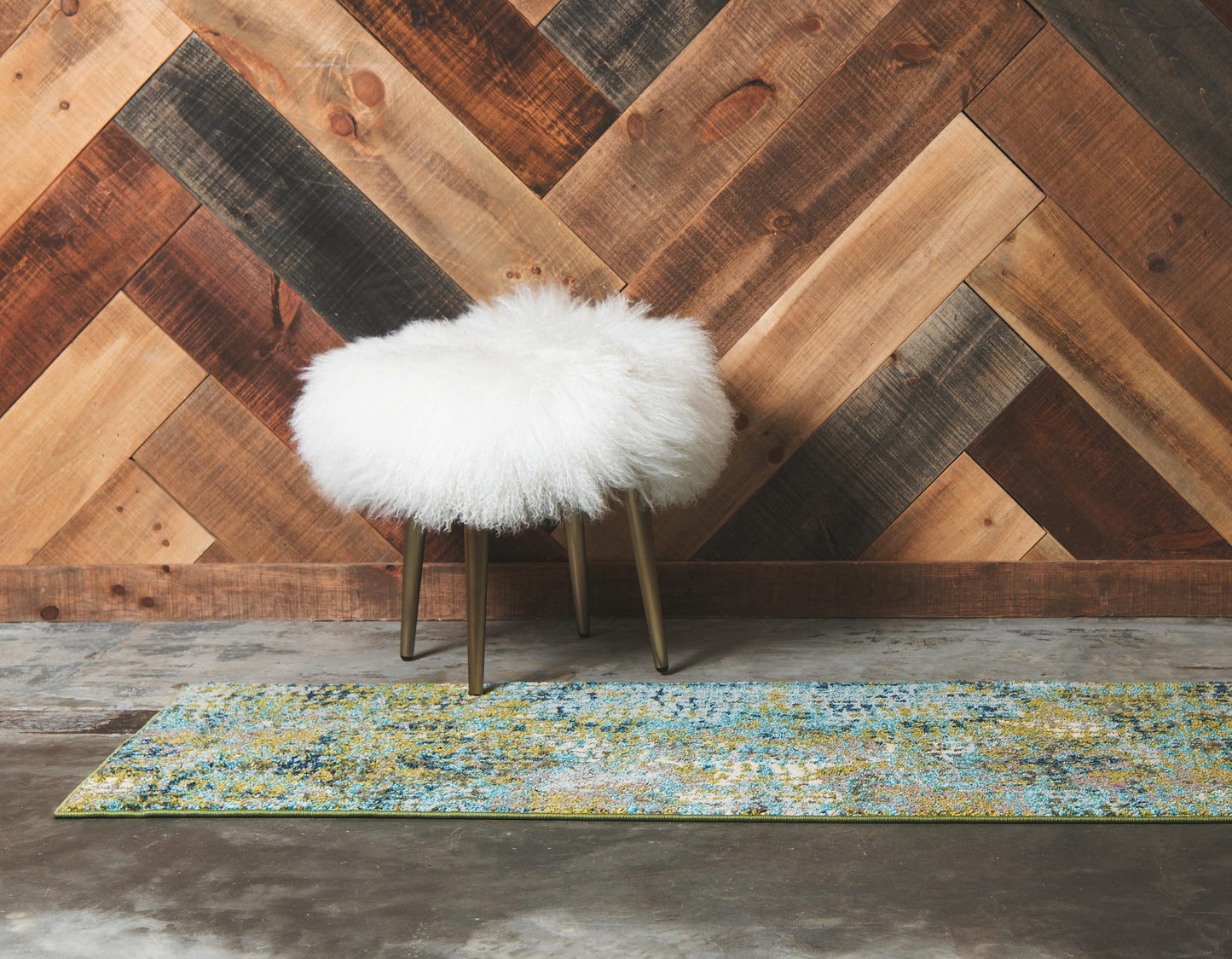 Area Rug – Modern, Circle Pattern