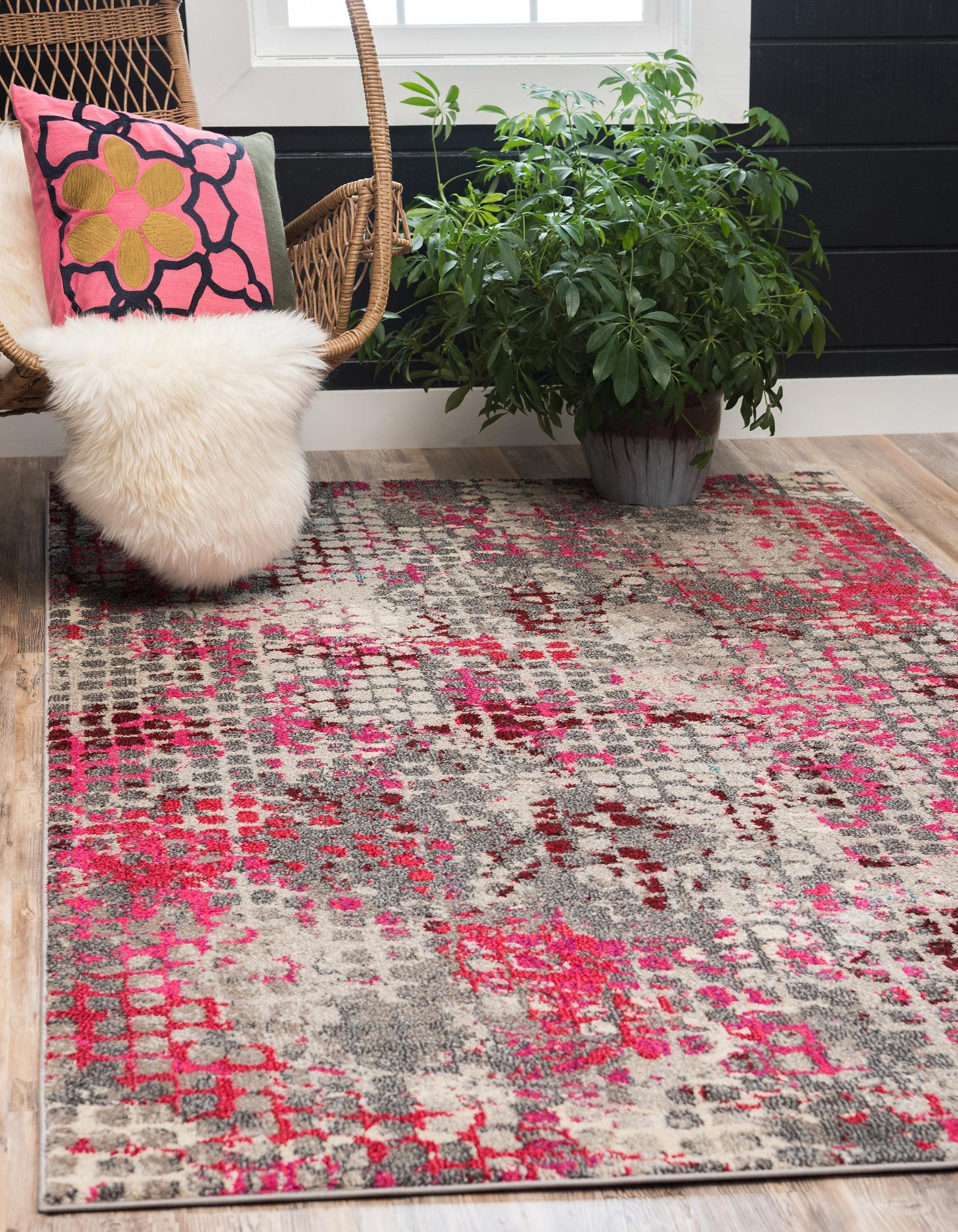 Area Rug – Modern, Circle Pattern