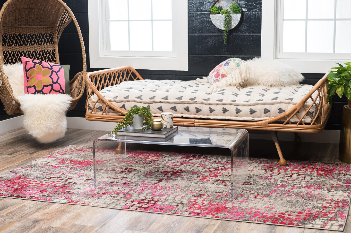 Area Rug – Modern, Circle Pattern