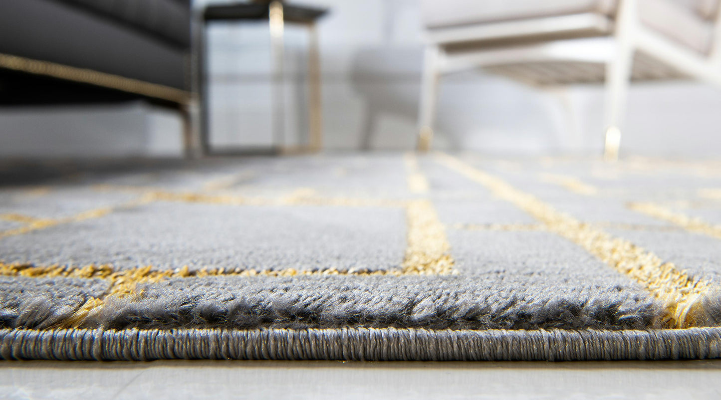 Area Rug – Modern, Cube Pattern Luxury