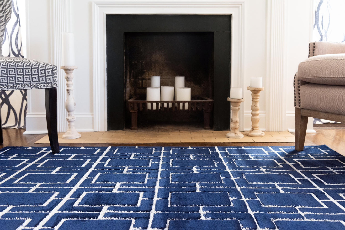 Area Rug – Modern, Cube Pattern Luxury