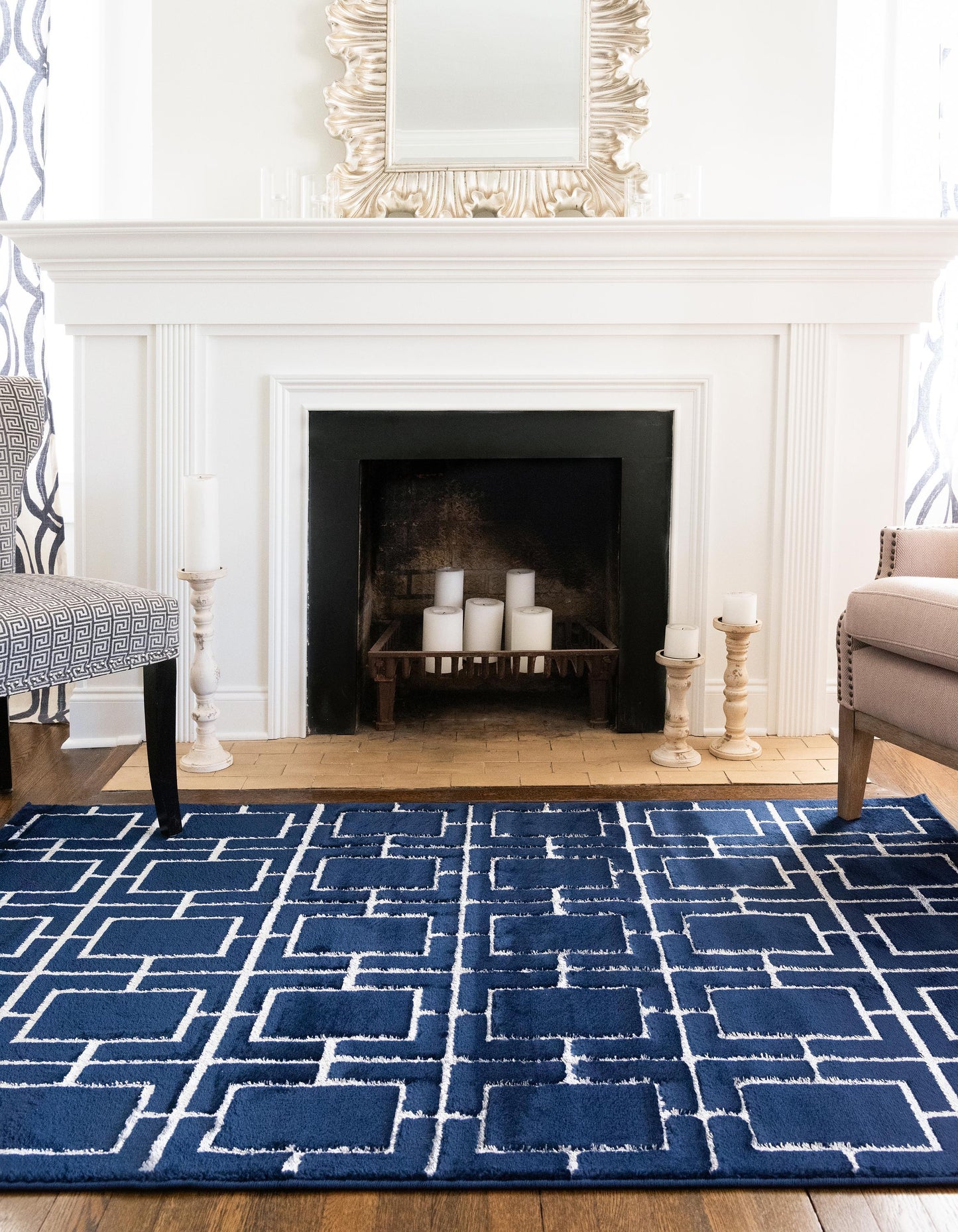 Area Rug – Modern, Cube Pattern Luxury