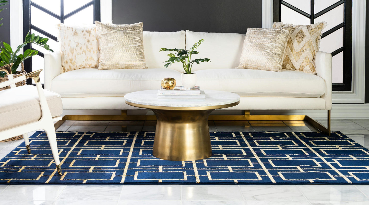 Area Rug – Modern, Cube Pattern Luxury