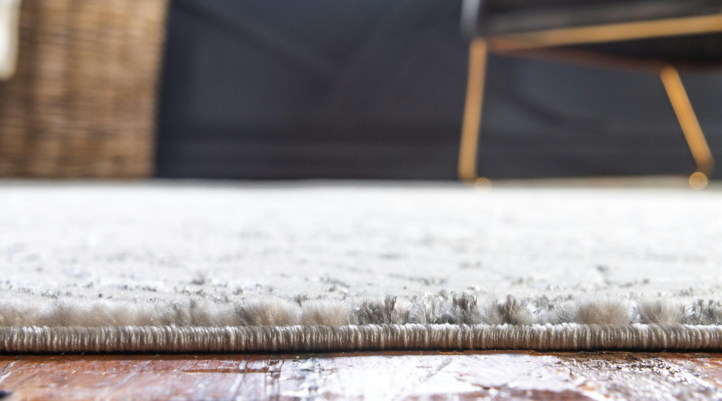 Area Rug – Modern, Lotus Flower Pattern Luxury