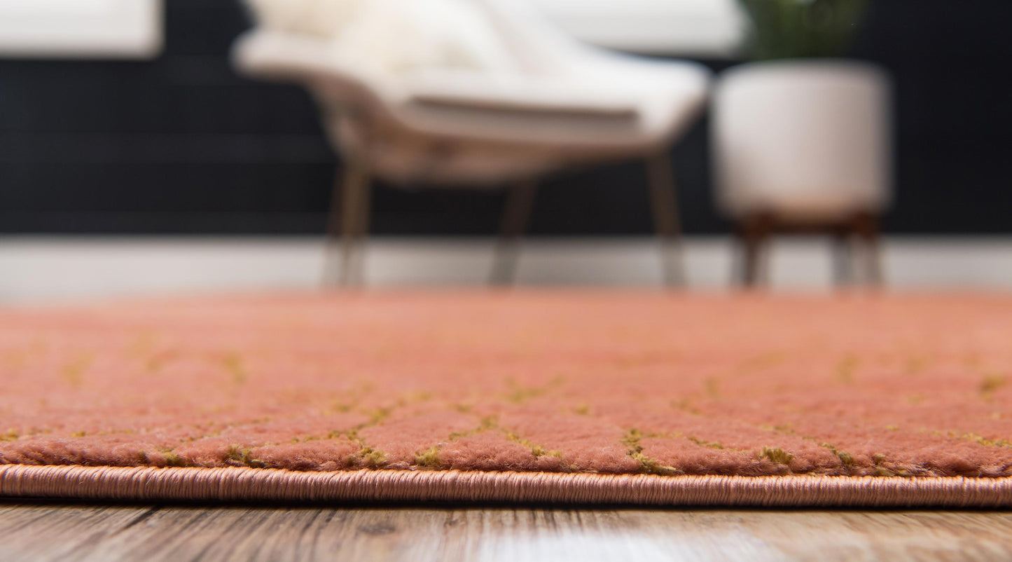 Area Rug – Modern, Lotus Flower Pattern Luxury