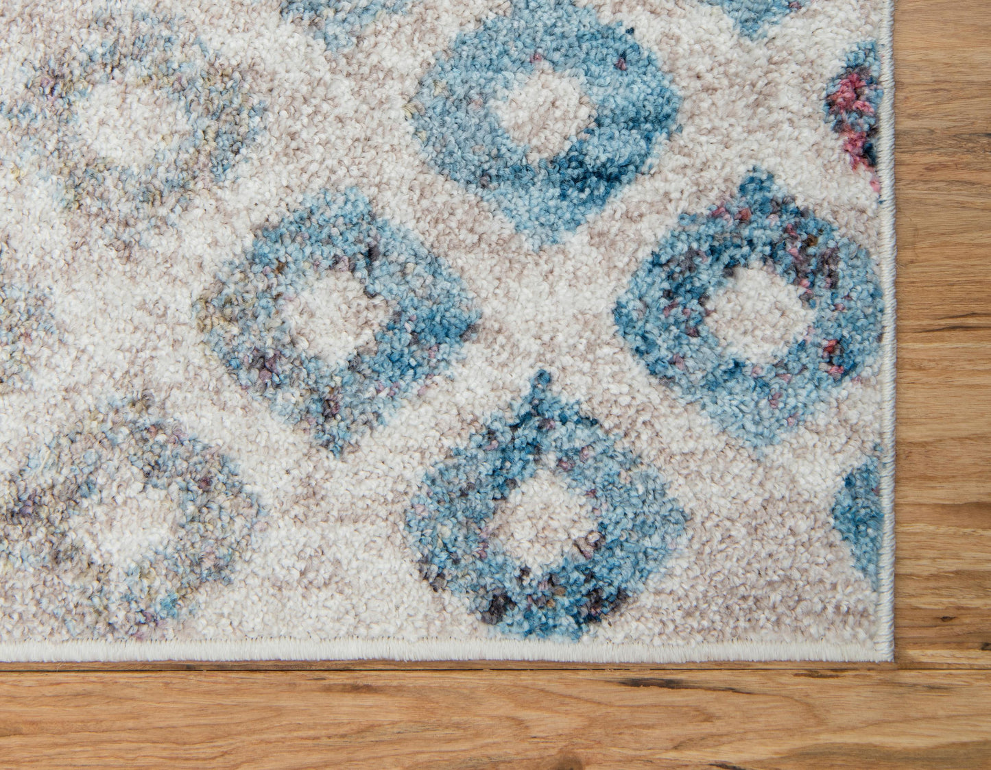 Area Rug – Rainbow Square Pattern