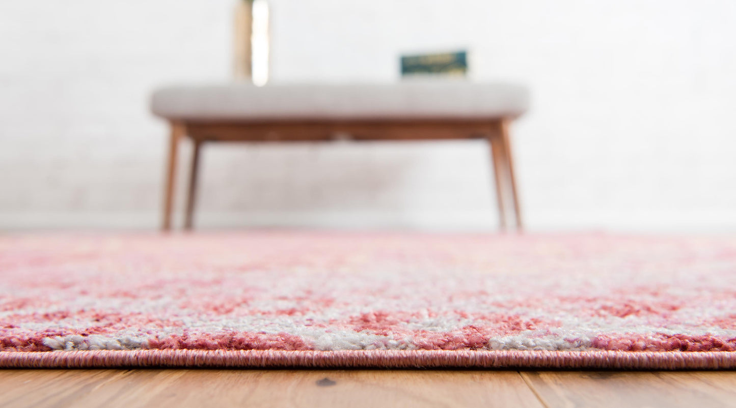 Area Rug – Rainbow Square Pattern