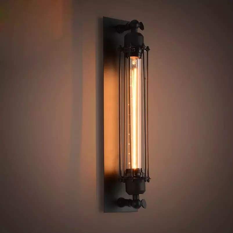 Industrial Vintage Bar Wall Sconce, Iron Loft Lamp for Bedroom Bar