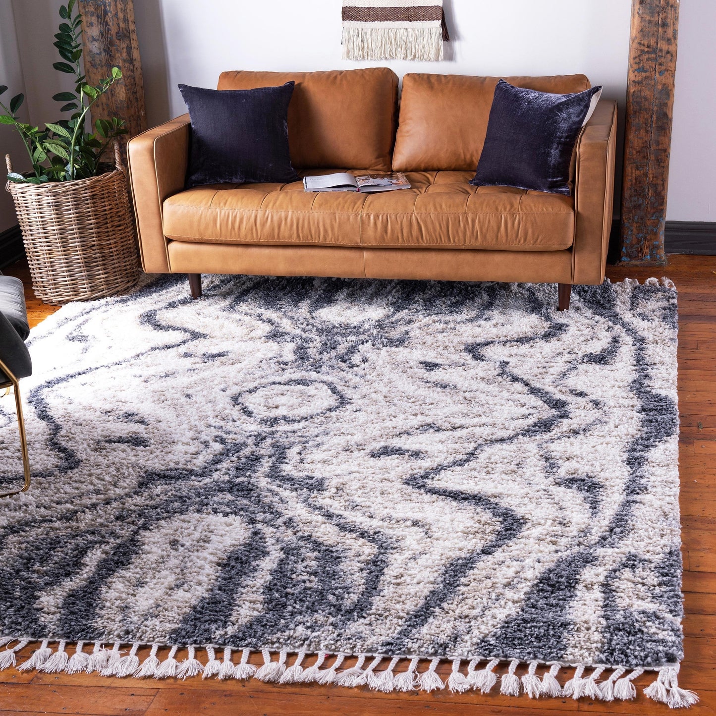Area Rug – Marble, Color Mix Shaggy