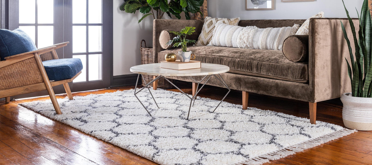 Area Rug – Modern, Pattern Shaggy Area