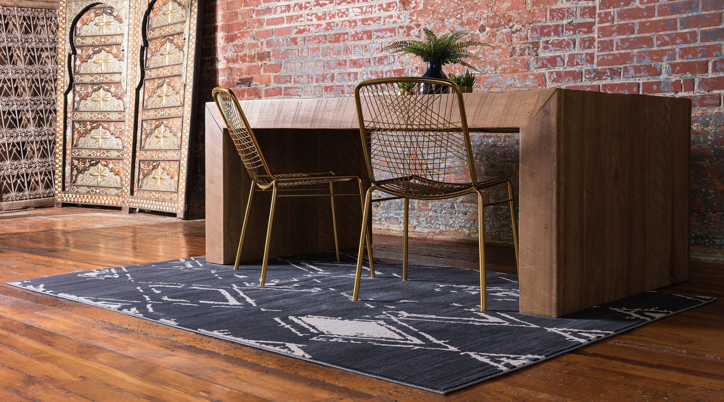Area Rug – Faded Diamond Pattern Area