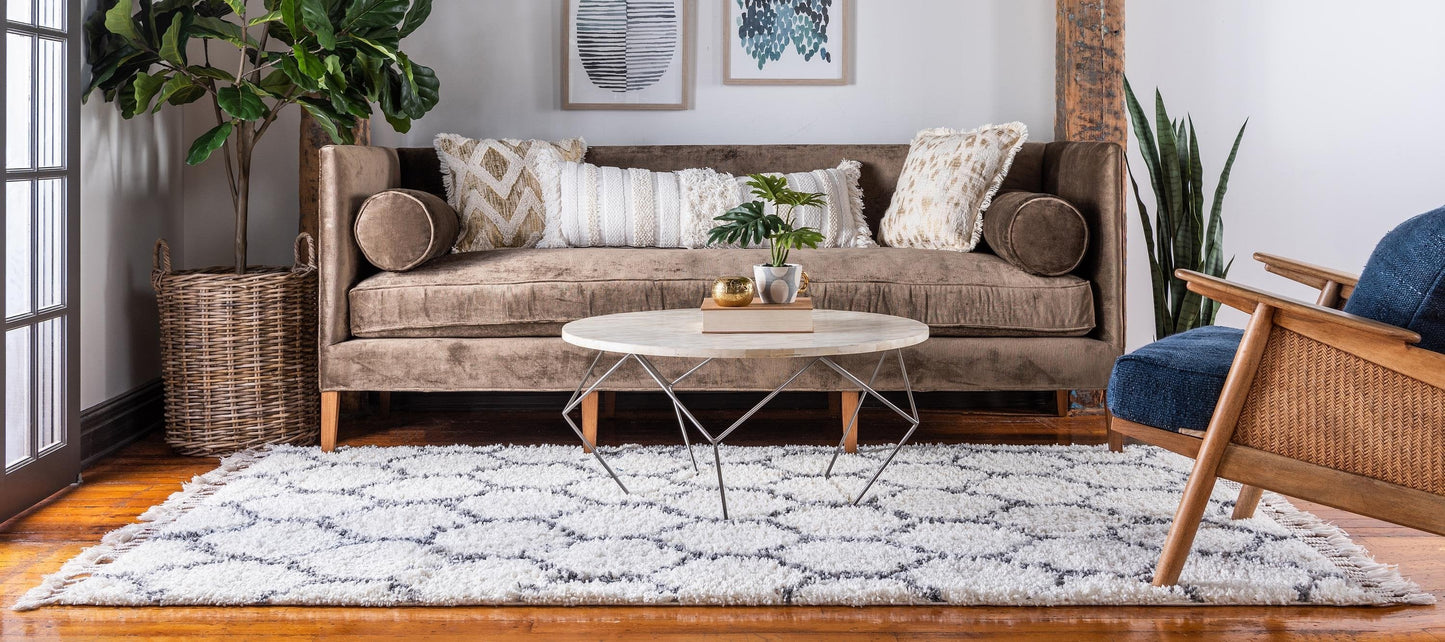 Area Rug – Modern, Pattern Shaggy Area