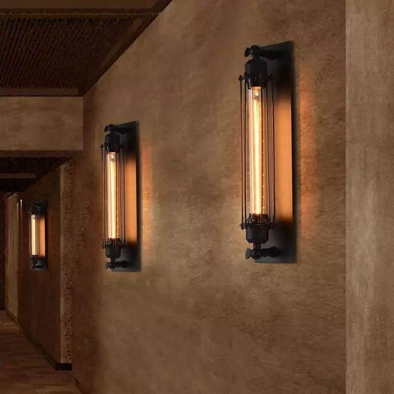Industrial Vintage Bar Wall Sconce, Iron Loft Lamp for Bedroom Bar