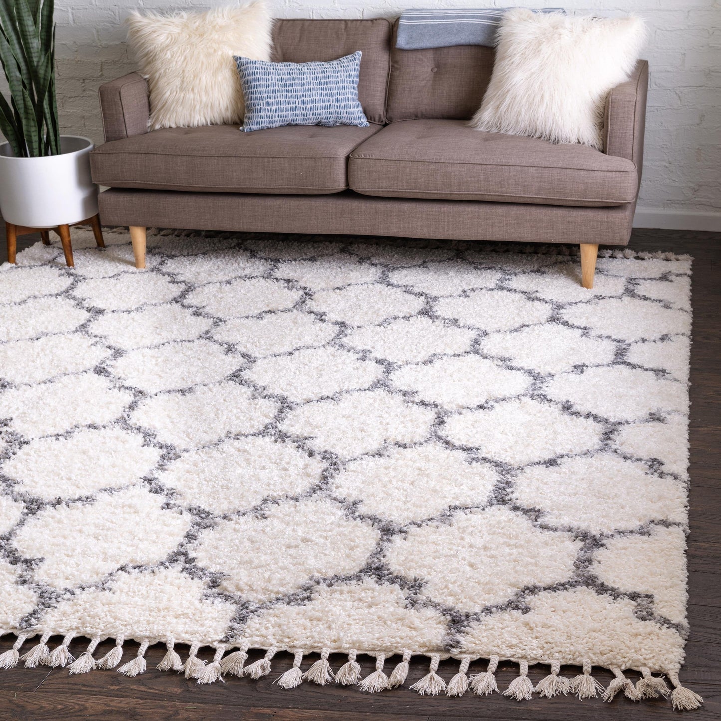 Area Rug – Modern, Pattern Shaggy Area