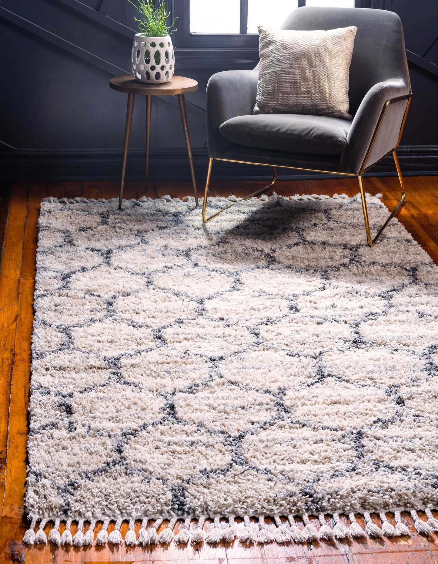 Area Rug – Modern, Pattern Shaggy Area