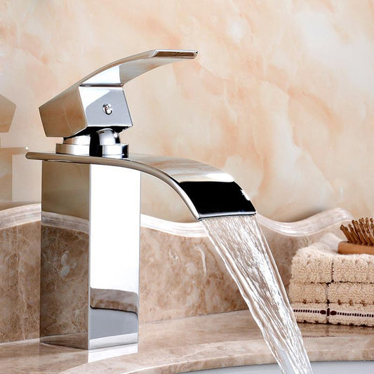 bathroom faucet single handle brass modern vanity