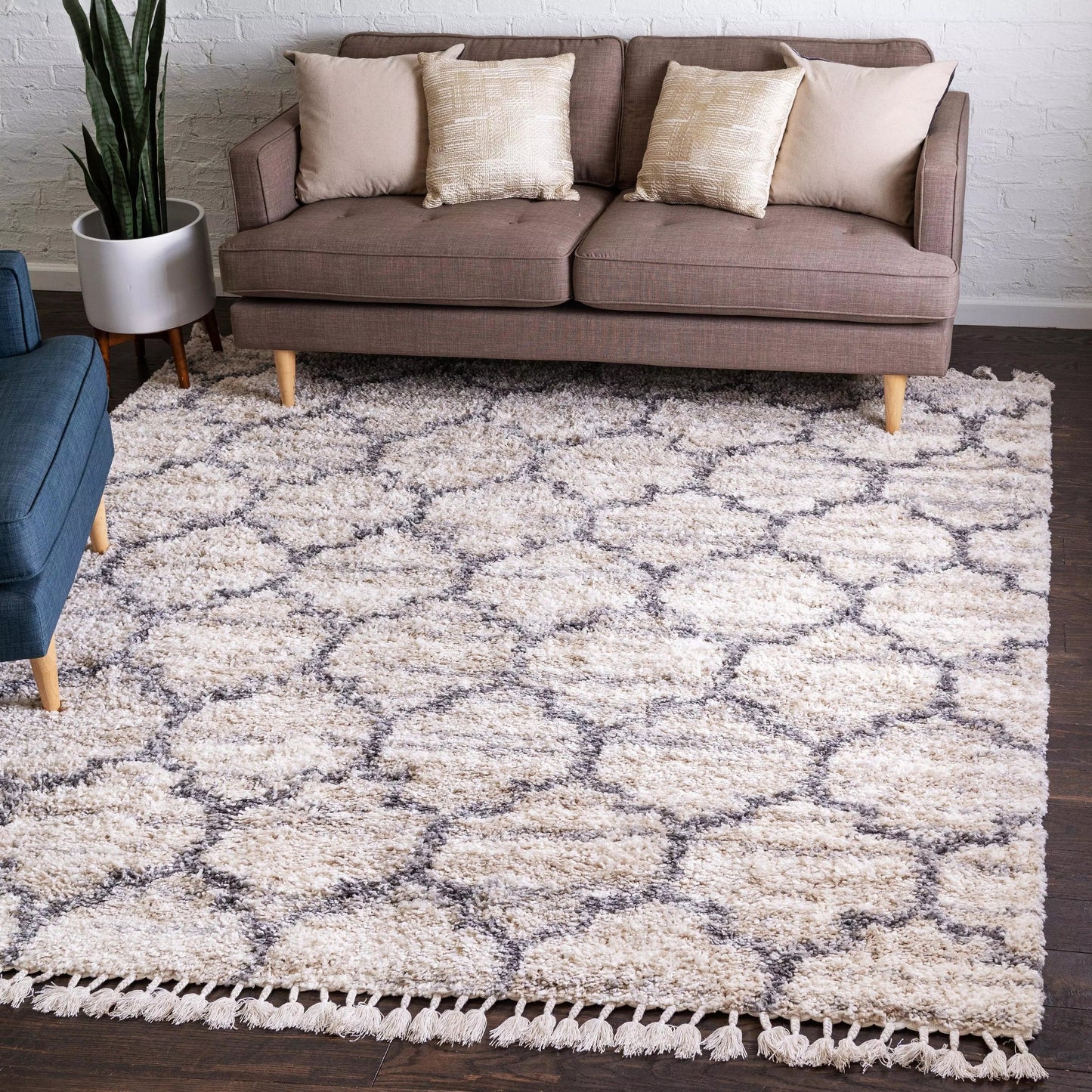 Area Rug – Modern, Pattern Shaggy Area