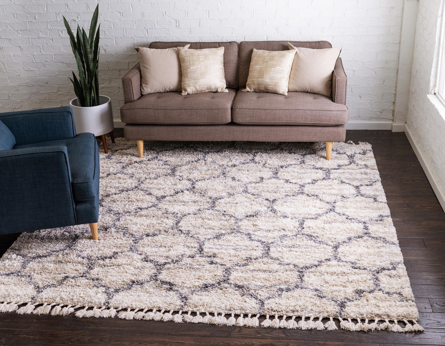 Area Rug – Modern, Pattern Shaggy Area