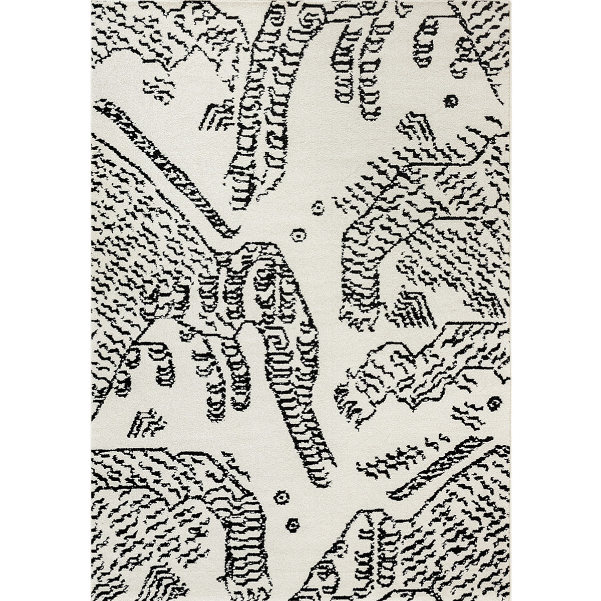 Area Rug - Bohemian, Abstract Tiger – Awesome Art Animal
