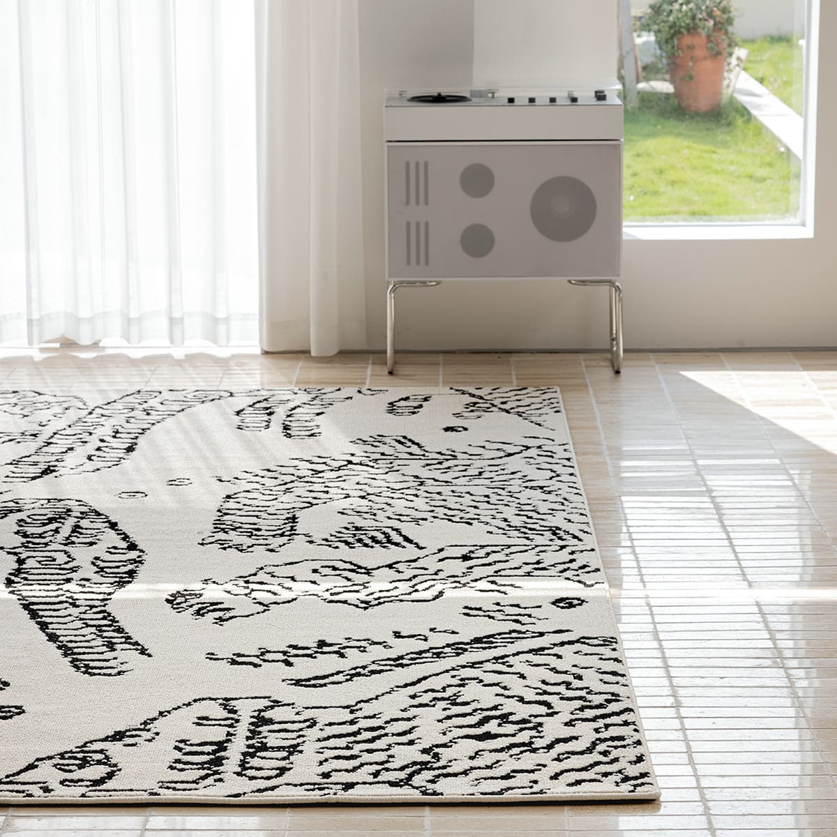 Area Rug - Bohemian, Abstract Tiger – Awesome Art Animal