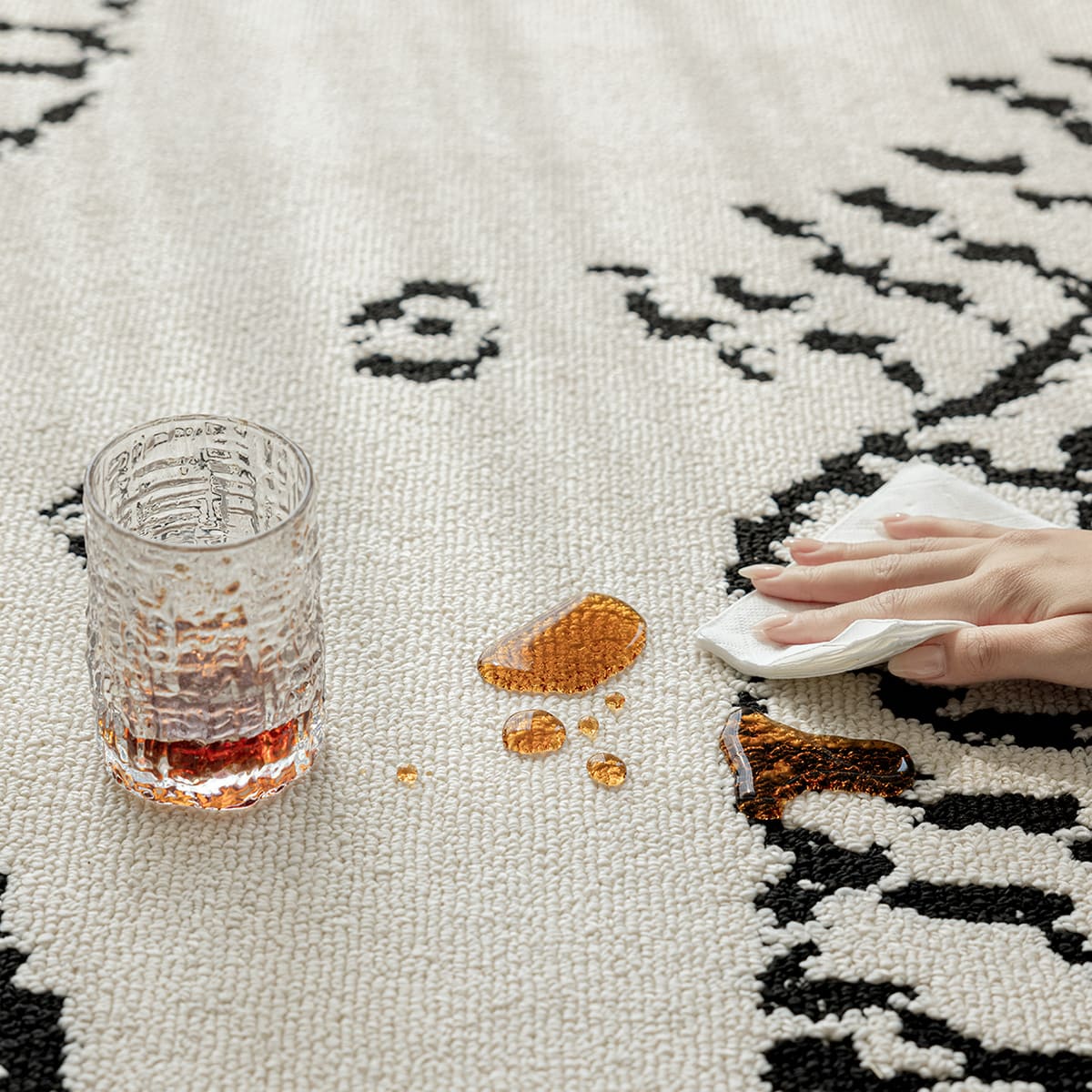 Area Rug - Bohemian, Abstract Tiger – Awesome Art Animal